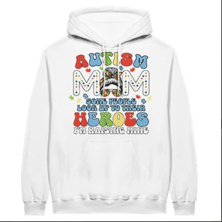 Classic Unisex Oversized Hoodie, Autism Awareness Hoodie, Crewneck Unisex Hoodie, Autism Support Sweatshirt,
