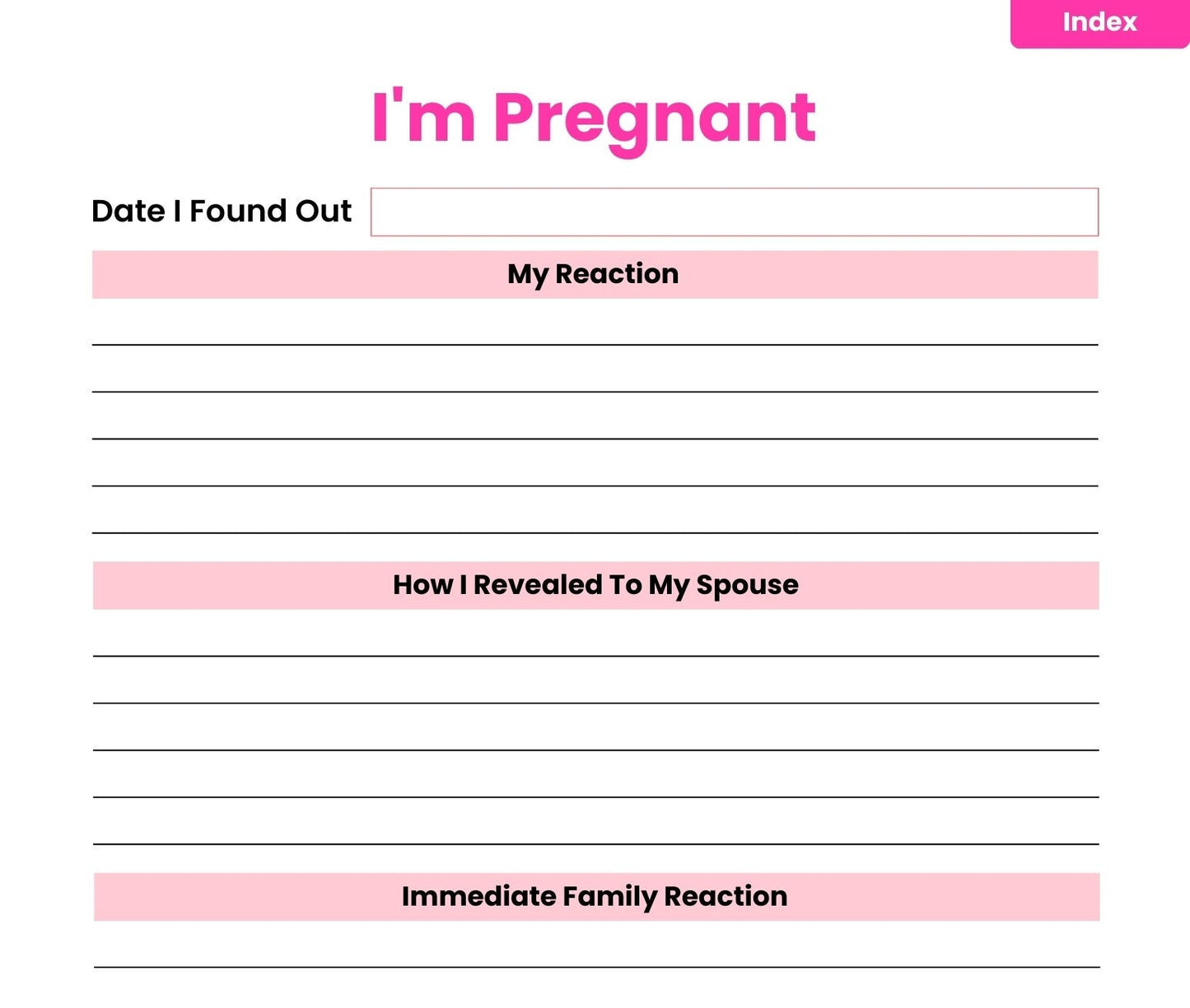 Complete Pregnancy Digital Planner, Week-by-Week Pregnacy Planner, All in One Planner, Mom to Be Planner, Gift for Her.