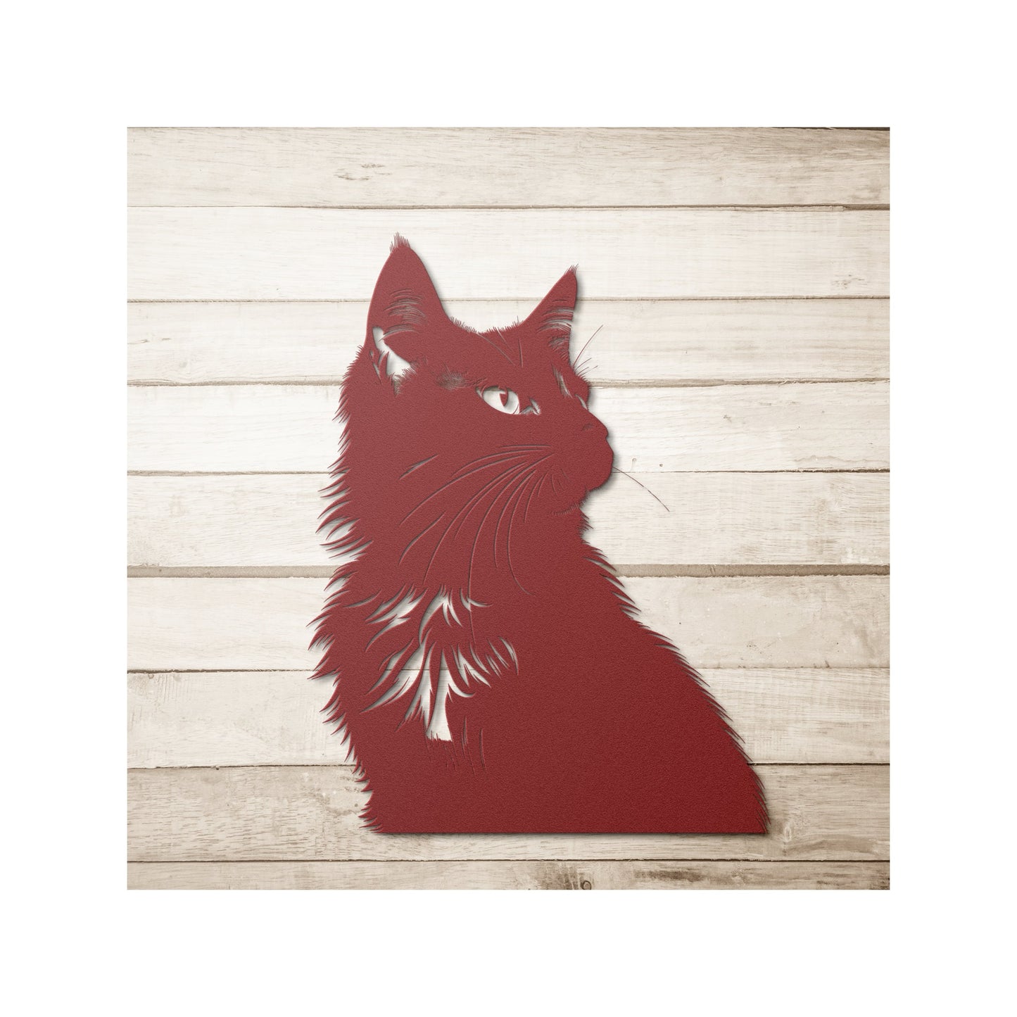 Black Cat Die-Cut Metal Sign, Custom Metal Wall Decor, Gift, Cute Cat Decor, Gift for Friends
